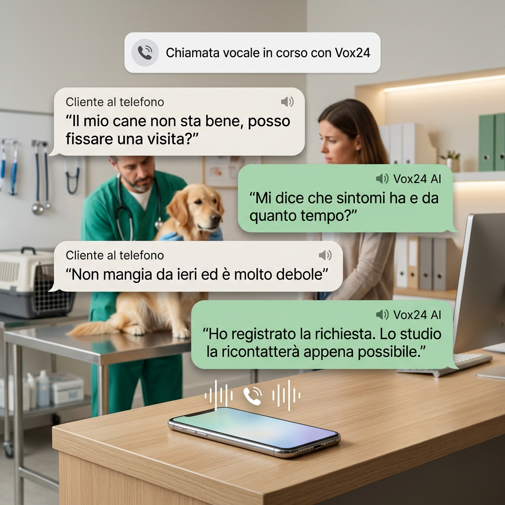 Caso d'uso per uno studio veterinario